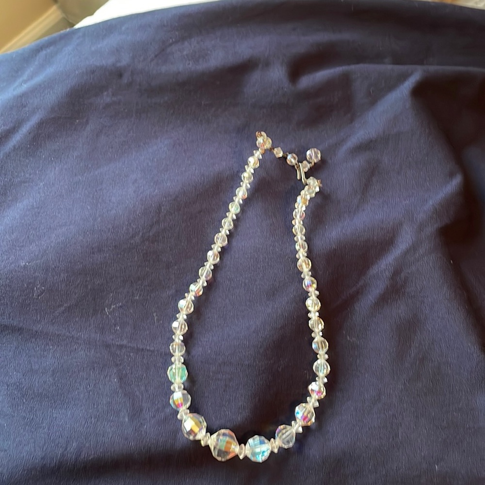 Vintage crystal necklace